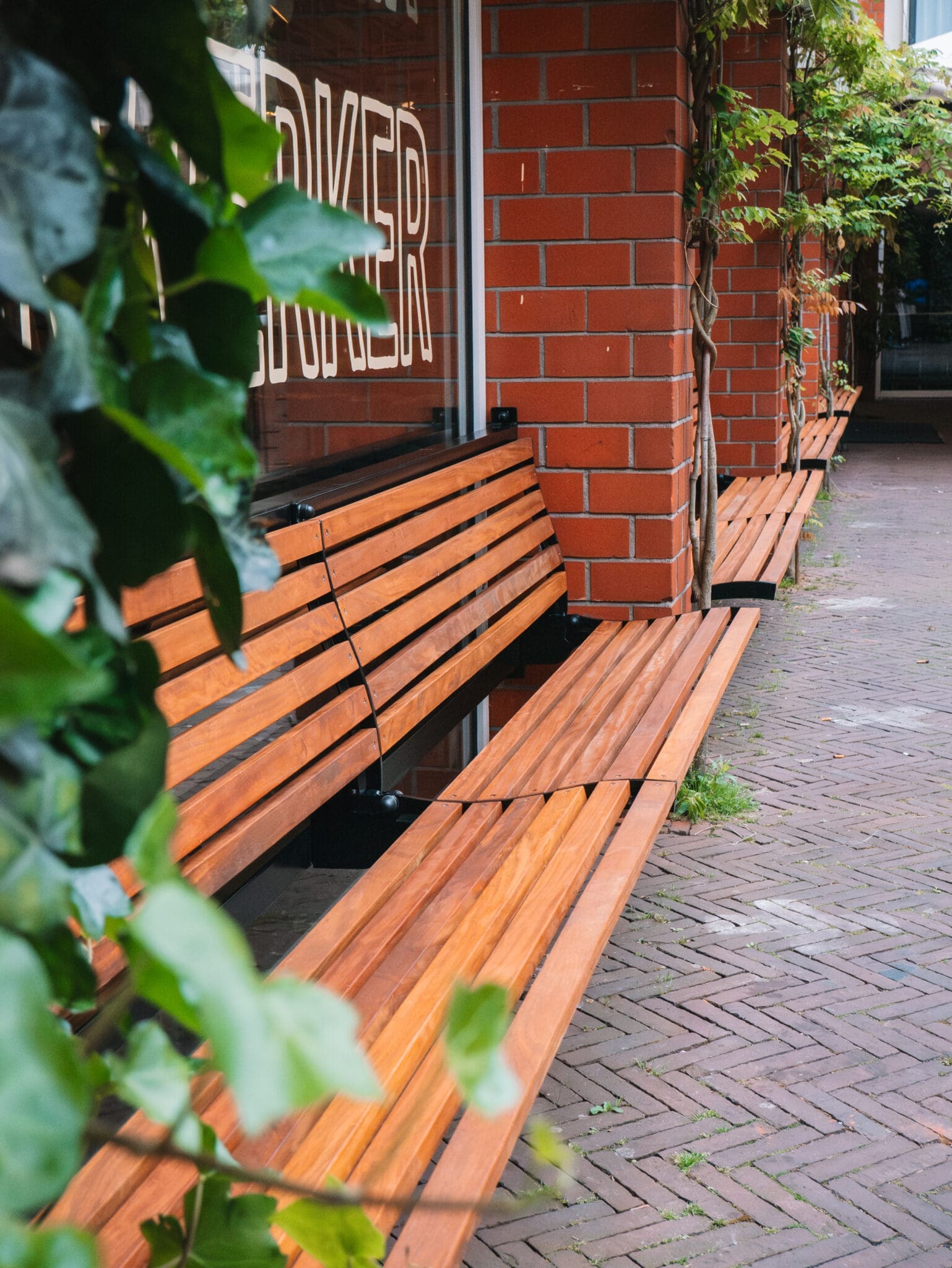 XL Gevelbank - staand, hangend óf zelfstaand - Afbeelding 3