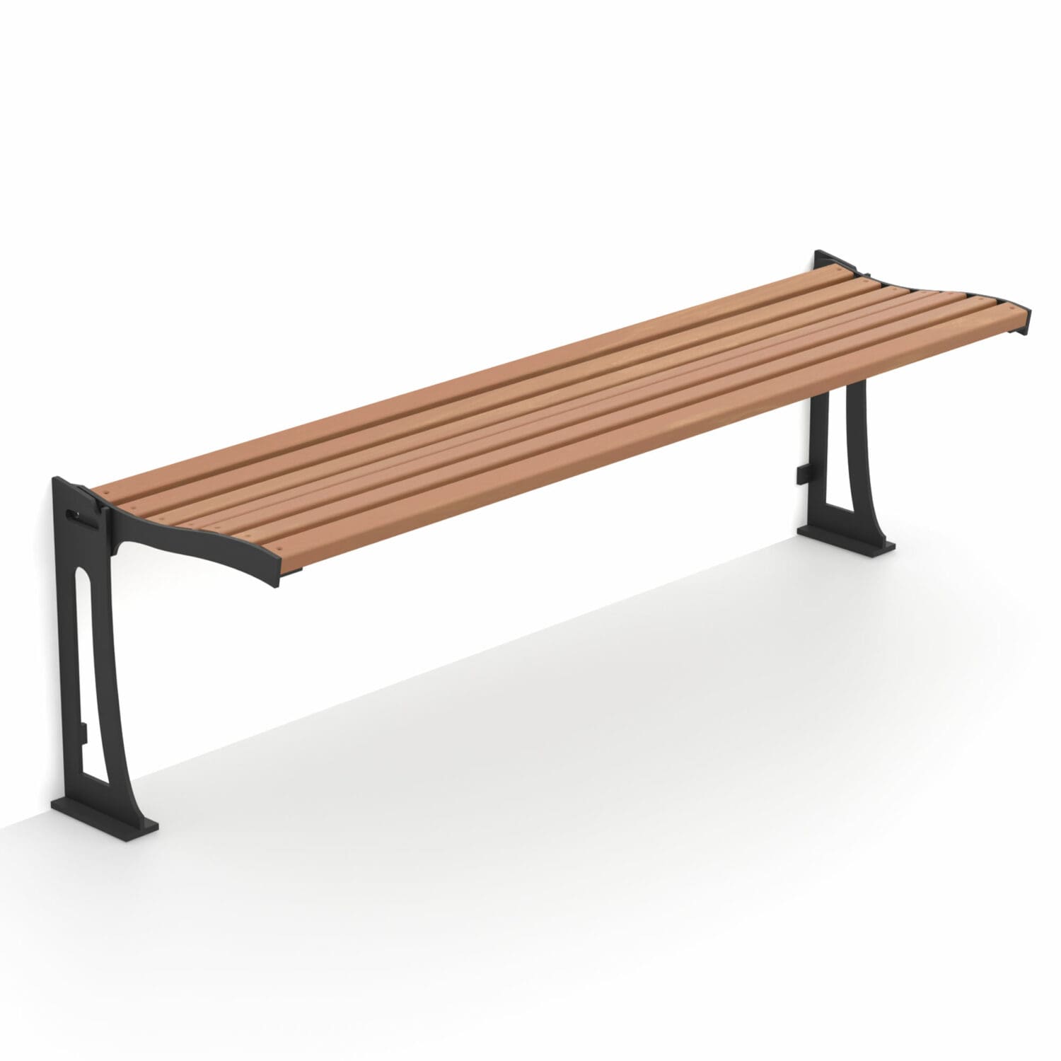 Compacte gevelbank - zonder rugleuning